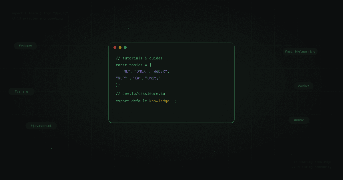 Tutorials and Guides on Dev.to