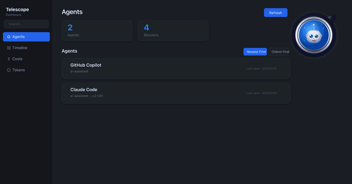 Project Telescope: Local Observability to See What Your AI Agents Are Actually Doing